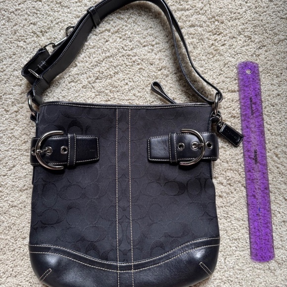 Coach black shoulder bag - Picture 1 of 4